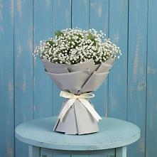 Букет цветов из:  Гипсофила в Нижних Ачалуках