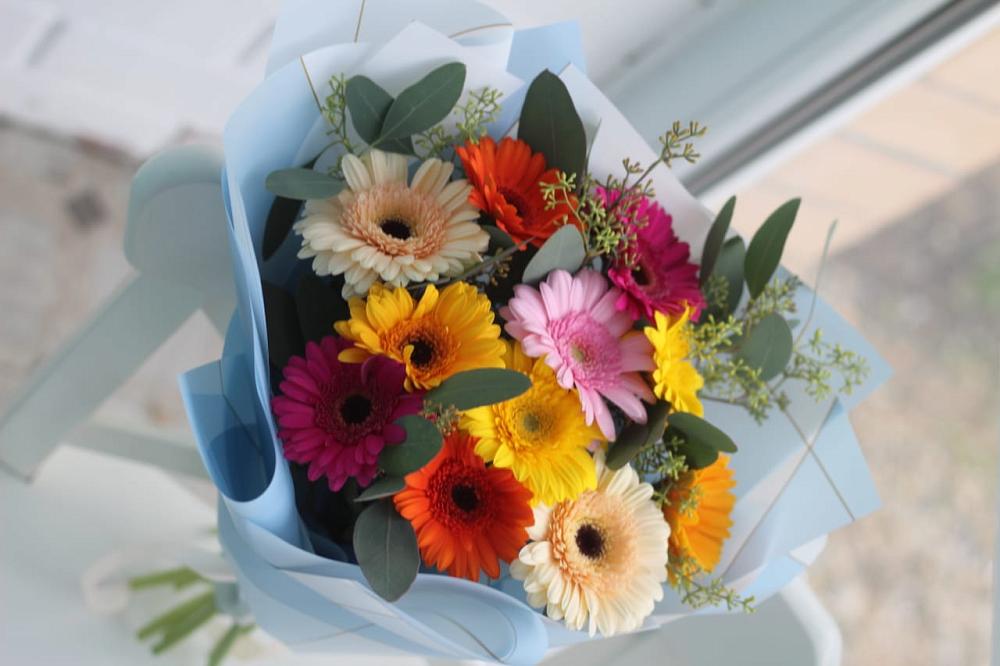 Букет цветов из: Герберы в Нижних Ачалуках