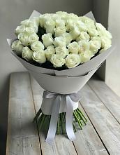 Букет 35 Белых роз в Нижних Ачалуках