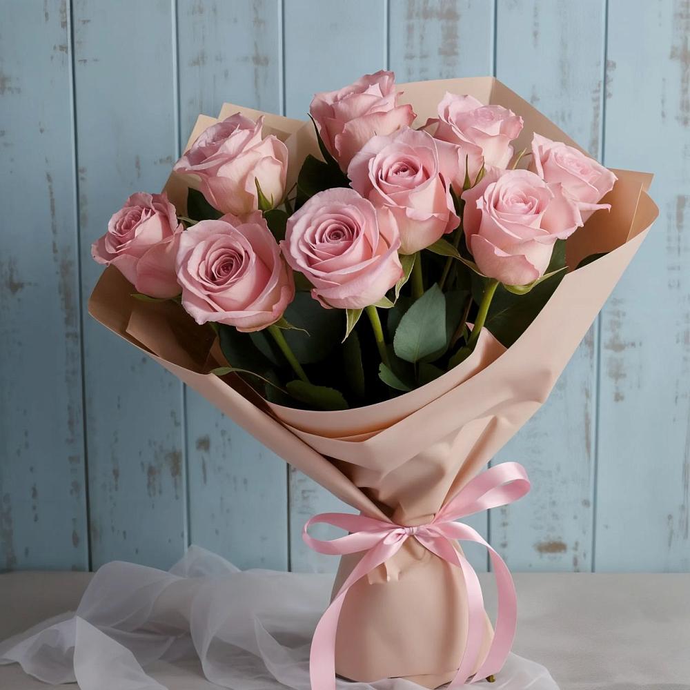 Букет цветов из: Розы в Нижних Ачалуках