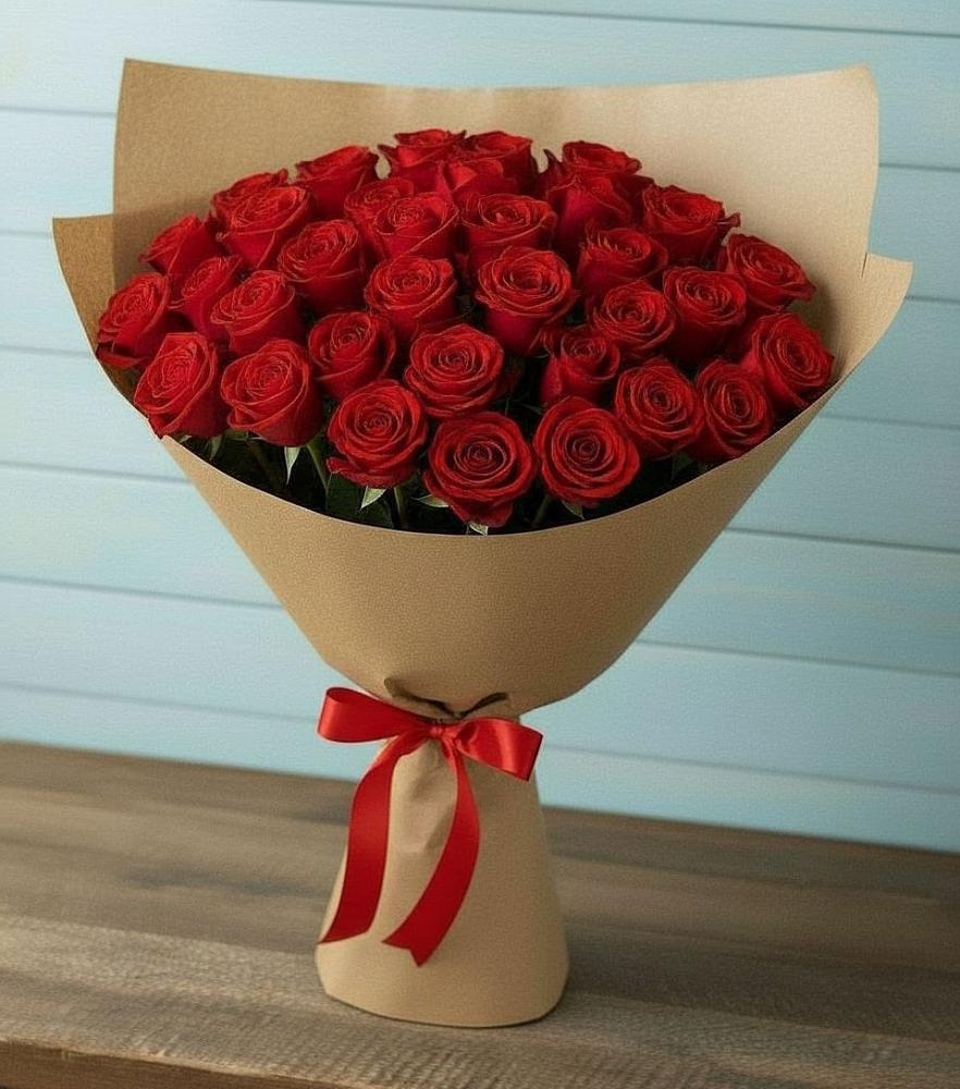 Букет Красные розы Милано в Нижних Ачалуках