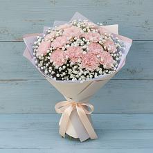 Букет цветов из:  Гвоздики в Нижних Ачалуках