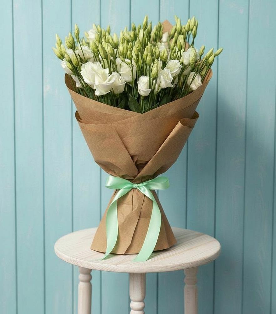 Букет цветов из: Лизиантусы в Нижних Ачалуках