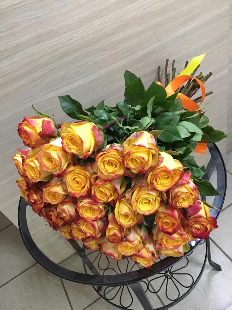 Букет Желтые розы в Нижних Ачалуках