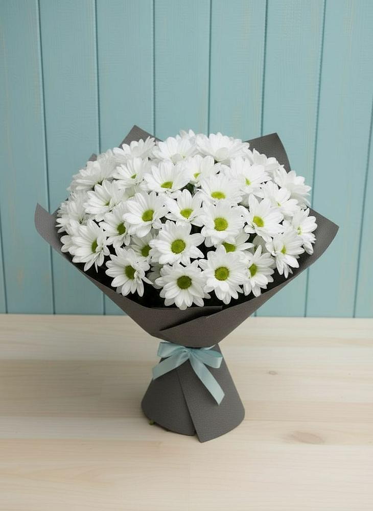 Букет цветов из: Хризантемы в Нижних Ачалуках