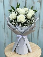 Букет цветов из:  Розы в Нижних Ачалуках