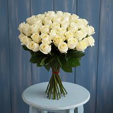 Букет 51 Белая роза Эдлесс Лав #REPLACE_PRED# Нижних Ачалуках