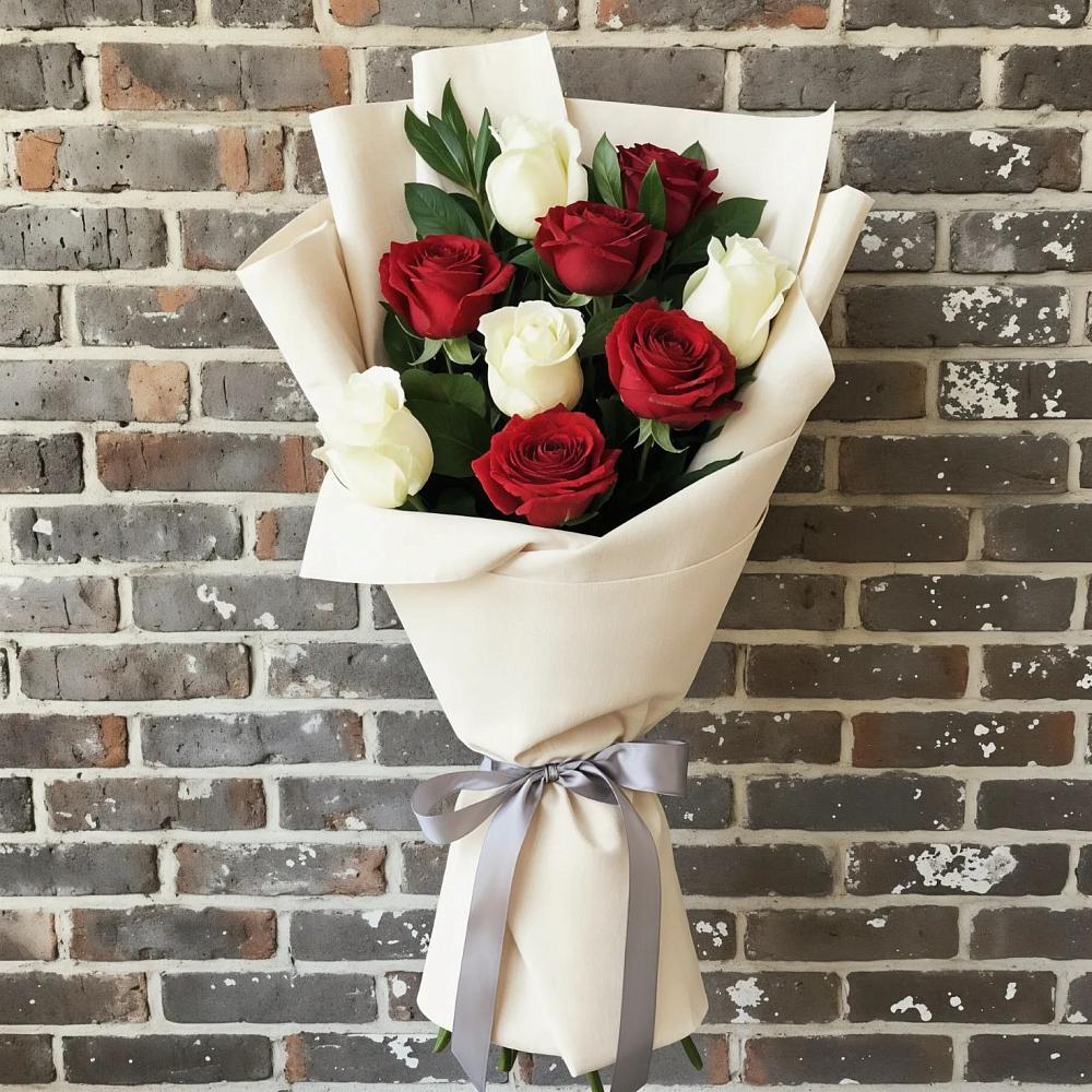 Букет цветов из: Розы в Нижних Ачалуках