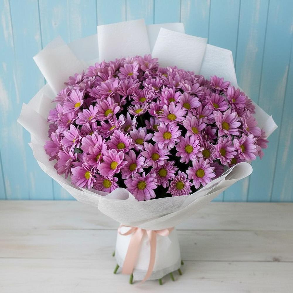 Букет цветов из: Хризантемы в Нижних Ачалуках
