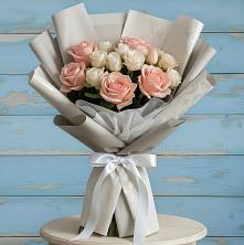 Букет цветов из:  Розы в Нижних Ачалуках