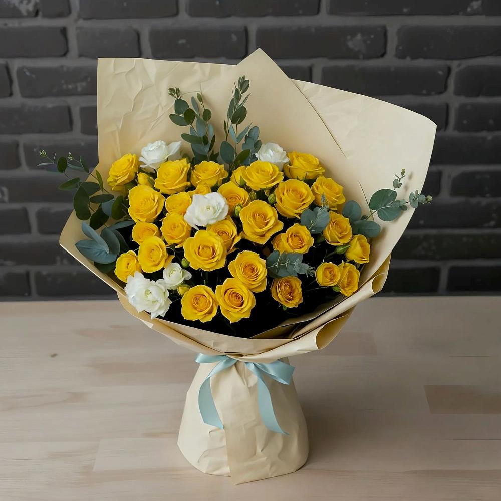 Букет цветов из: Розы в Нижних Ачалуках