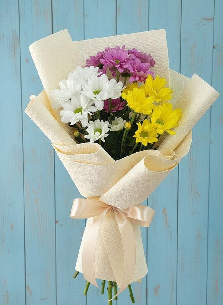 Букет цветов из: Хризантемы в Нижних Ачалуках