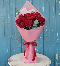 Букет цветов из:  Розы в Нижних Ачалуках