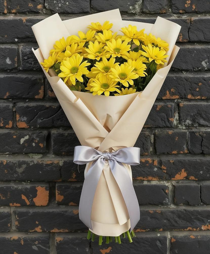 Букет цветов из: Хризантемы в Нижних Ачалуках