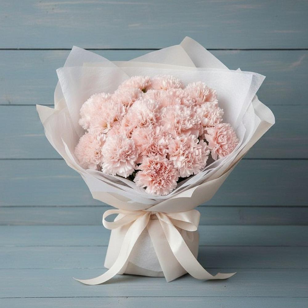 Букет цветов из: Гвоздики в Нижних Ачалуках