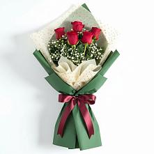 Букет цветов из:  Розы в Нижних Ачалуках