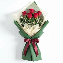 Букет цветов из:  Розы в Нижних Ачалуках