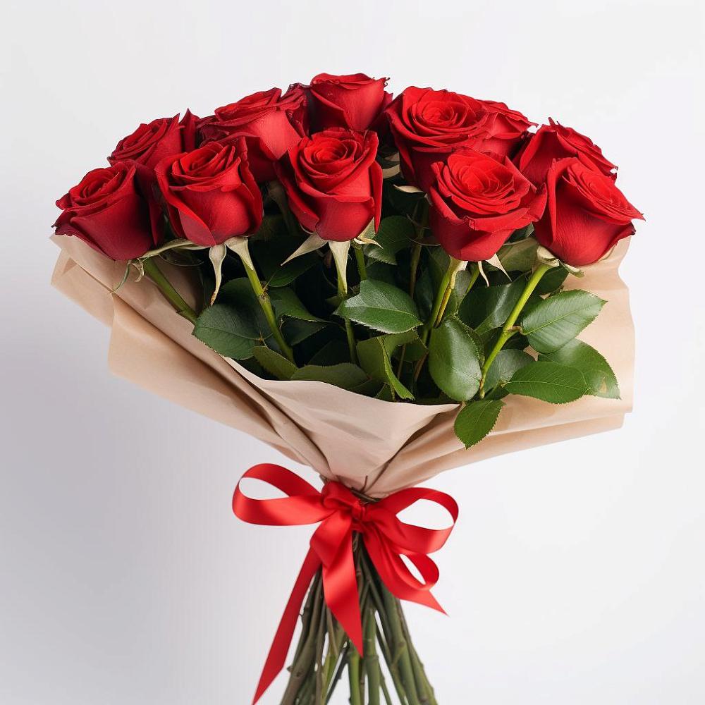 Букет 11 Красных роз Эдлесс Лав в Нижних Ачалуках